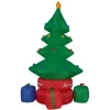 Outdoor Christmas Decorations Fraser Hill Farm 6.5 Ft. Christmas Tree Inflatable With Lights