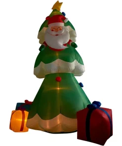 Outdoor Christmas Decorations Fraser Hill Farm 20 Ft. Christmas Tree With Santa And Gifts Inflatable With Lights 15 Outdoor Christmas Decorations Fraser Hill Farm 20 Ft. Christmas Tree With Santa And Gifts Inflatable With Lights -Christmas Tree Decorations Shop fraser hill farm christmas inflatables fhftree201 l 1d 1000