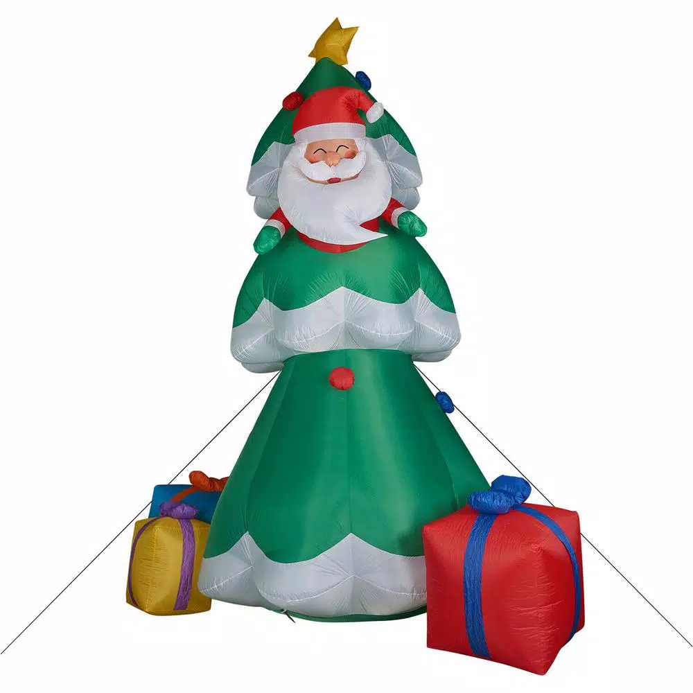 Outdoor Christmas Decorations Fraser Hill Farm 20 Ft. Christmas Tree With Santa And Gifts Inflatable With Lights 10 Outdoor Christmas Decorations Fraser Hill Farm 20 Ft. Christmas Tree With Santa And Gifts Inflatable With Lights - Image 10