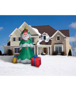 Outdoor Christmas Decorations Fraser Hill Farm 20 Ft. Christmas Tree With Santa And Gifts Inflatable With Lights 21 Outdoor Christmas Decorations Fraser Hill Farm 20 Ft. Christmas Tree With Santa And Gifts Inflatable With Lights -Christmas Tree Decorations Shop fraser hill farm christmas inflatables fhftree201 l 31 1000