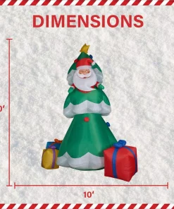 Outdoor Christmas Decorations Fraser Hill Farm 20 Ft. Christmas Tree With Santa And Gifts Inflatable With Lights 13 Outdoor Christmas Decorations Fraser Hill Farm 20 Ft. Christmas Tree With Santa And Gifts Inflatable With Lights -Christmas Tree Decorations Shop fraser hill farm christmas inflatables fhftree201 l 40 1000