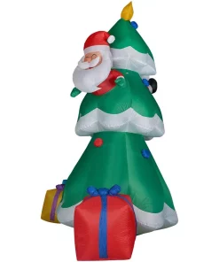 Outdoor Christmas Decorations Fraser Hill Farm 20 Ft. Christmas Tree With Santa And Gifts Inflatable With Lights 16 Outdoor Christmas Decorations Fraser Hill Farm 20 Ft. Christmas Tree With Santa And Gifts Inflatable With Lights -Christmas Tree Decorations Shop fraser hill farm christmas inflatables fhftree201 l 66 1000