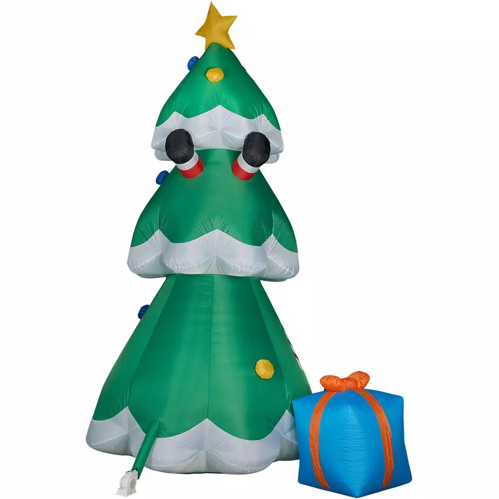 Outdoor Christmas Decorations Fraser Hill Farm 20 Ft. Christmas Tree With Santa And Gifts Inflatable With Lights 7 Outdoor Christmas Decorations Fraser Hill Farm 20 Ft. Christmas Tree With Santa And Gifts Inflatable With Lights - Image 7