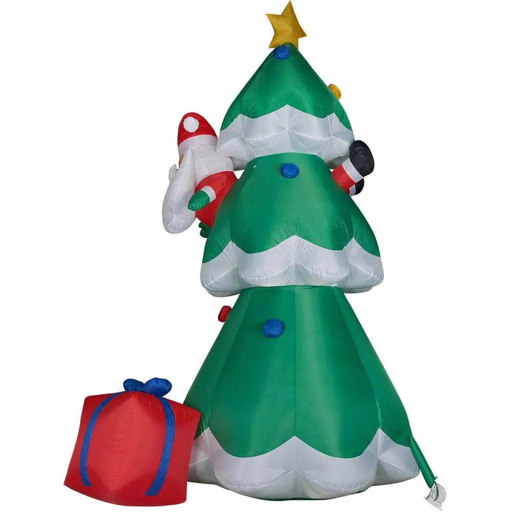 Outdoor Christmas Decorations Fraser Hill Farm 20 Ft. Christmas Tree With Santa And Gifts Inflatable With Lights 8 Outdoor Christmas Decorations Fraser Hill Farm 20 Ft. Christmas Tree With Santa And Gifts Inflatable With Lights - Image 8