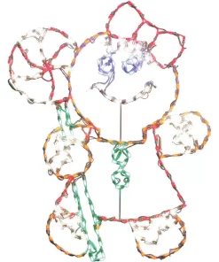 Christmas Lights Fraser Hill Farm 5.5 Ft. 862-Light Multi-Color Gingerbread Set Novelty Light (3-Piece) -Christmas Tree Decorations Shop fraser hill farm christmas novelty lights ffchled003 gb0 mlt 76 1000