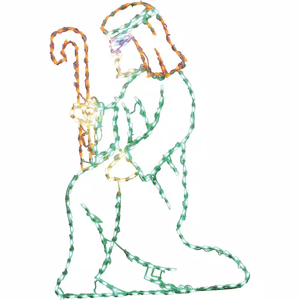 Christmas Lights Fraser Hill Farm 4 Ft. 533-Light Multi-Color Nativity Set Novelty Light (3-Piece) 7 Christmas Lights Fraser Hill Farm 4 Ft. 533-Light Multi-Color Nativity Set Novelty Light (3-Piece) - Image 7