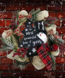 Christmas Greenery Fraser Hill Farm 20 In. Artificial Christmas Wreath With Snowman, Pinecones, Berries 9 Christmas Greenery Fraser Hill Farm 20 In. Artificial Christmas Wreath With Snowman, Pinecones, Berries -Christmas Tree Decorations Shop fraser hill farm christmas wreaths ff020chwr001 0mlt 1d 1000