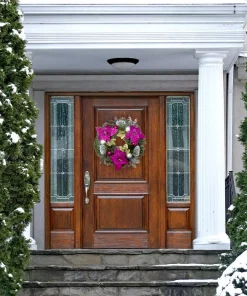Christmas Greenery Fraser Hill Farm 24 In. Artificial Christmas Wreath With Faux Poinsettia Blooms, Ornaments, And Pinecones 8 Christmas Greenery Fraser Hill Farm 24 In. Artificial Christmas Wreath With Faux Poinsettia Blooms, Ornaments, And Pinecones -Christmas Tree Decorations Shop fraser hill farm christmas wreaths ff024chwr001 0mlt a0 1000