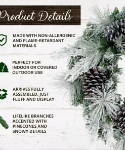 Christmas Greenery Fraser Hill Farm 24 In. Artificial Christmas Wreath With Oversized Pinecones 7 Christmas Greenery Fraser Hill Farm 24 In. Artificial Christmas Wreath With Oversized Pinecones -Christmas Tree Decorations Shop fraser hill farm christmas wreaths ff024chwr004 0sn 40 1000