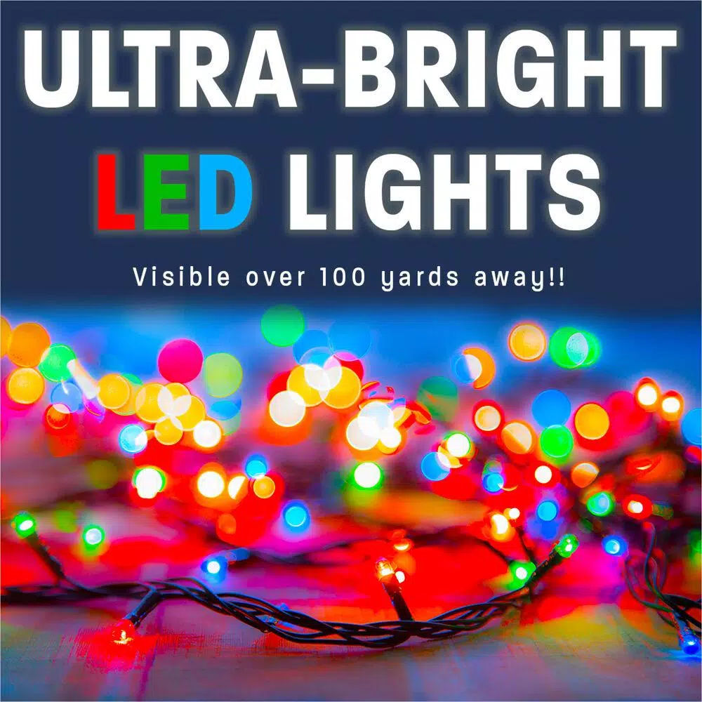 Outdoor Christmas Decorations Fraser Hill Farm 34.5 In. Christmas Musical Santa And Flying Sleigh Ornament In Red With Long-Lasting LED Lights 2 Outdoor Christmas Decorations Fraser Hill Farm 34.5 In. Christmas Musical Santa And Flying Sleigh Ornament In Red With Long-Lasting LED Lights - Image 2