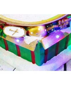 Outdoor Christmas Decorations Fraser Hill Farm 34.5 In. Christmas Musical Santa And Flying Sleigh Ornament In Red With Long-Lasting LED Lights 9 Outdoor Christmas Decorations Fraser Hill Farm 34.5 In. Christmas Musical Santa And Flying Sleigh Ornament In Red With Long-Lasting LED Lights -Christmas Tree Decorations Shop fraser hill farm christmas yard decorations ffrs034 orn3 rd fa 1000