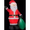 Outdoor Christmas Decorations Gemmy 12 Ft. Tall Airblown Inflatable Extra Bright Santa