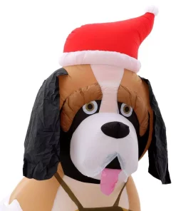 Outdoor Christmas Decorations Gemmy 9 Ft. Inflatable St. Bernard -Christmas Tree Decorations Shop gemmy christmas inflatables 35985 c3 1000