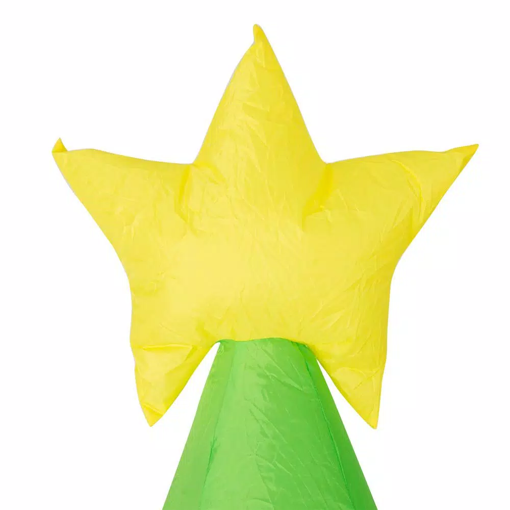 Outdoor Christmas Decorations Glitzhome 9 Ft. Lighted Inflatable Christmas Tree Decor 3 Outdoor Christmas Decorations Glitzhome 9 Ft. Lighted Inflatable Christmas Tree Decor - Image 3