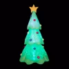 Outdoor Christmas Decorations Glitzhome 9 Ft. Lighted Inflatable Christmas Tree Decor