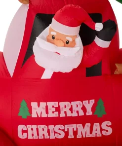 Outdoor Christmas Decorations Glitzhome 7 Ft. Santa Claus On Pick Up Truck Inflatable Decor 9 Outdoor Christmas Decorations Glitzhome 7 Ft. Santa Claus On Pick Up Truck Inflatable Decor -Christmas Tree Decorations Shop glitzhome christmas inflatables 2005200002 44 1000