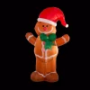 Outdoor Christmas Decorations Glitzhome 8 Ft. Lighted Inflatable Gingerbread Man Decor