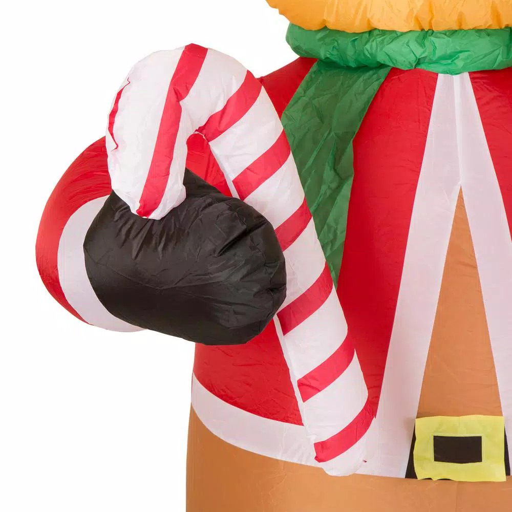 Outdoor Christmas Decorations Glitzhome 8 Ft. Lighted Inflatable Reindeer Decor 3 Outdoor Christmas Decorations Glitzhome 8 Ft. Lighted Inflatable Reindeer Decor - Image 3