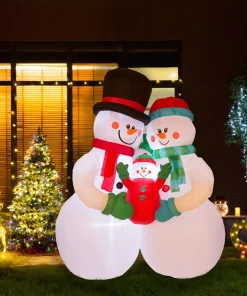 Outdoor Christmas Decorations Glitzhome 8 Ft. H Lighted Inflatable Snowman Family Decor 11 Outdoor Christmas Decorations Glitzhome 8 Ft. H Lighted Inflatable Snowman Family Decor -Christmas Tree Decorations Shop glitzhome christmas inflatables gh1125004449 31 1000