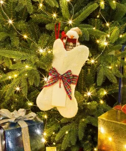 Indoor Christmas Decorations Glitzhome 12.5 In. Hooked Christmas Decor Stocking With Bone Shape 11 Indoor Christmas Decorations Glitzhome 12.5 In. Hooked Christmas Decor Stocking With Bone Shape -Christmas Tree Decorations Shop glitzhome christmas stockings 1113004457 31 1000