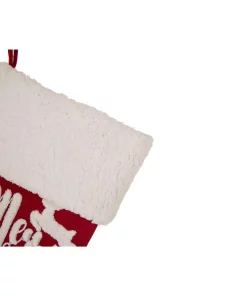 Indoor Christmas Decorations Glitzhome 21 In. H Fabric Stocking, In. Merry Christmas In -Christmas Tree Decorations Shop glitzhome christmas stockings 1113202454 4f 1000