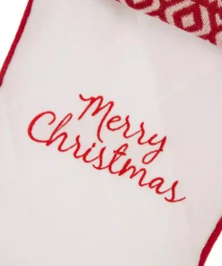 Indoor Christmas Decorations Glitzhome 21 In. L White Fleece Christmas Stocking – Merry Christmas -Christmas Tree Decorations Shop glitzhome christmas stockings 1113203048 1f 1000