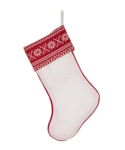 Indoor Christmas Decorations Glitzhome 21 In. L White Fleece Christmas Stocking – Merry Christmas -Christmas Tree Decorations Shop glitzhome christmas stockings 1113203048 fa 1000