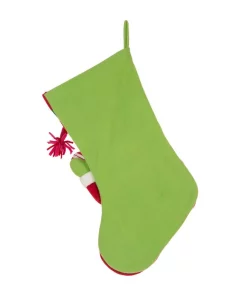 Indoor Christmas Decorations Glitzhome 21 In. L 3D Felt Christmas Stocking – Santa -Christmas Tree Decorations Shop glitzhome christmas stockings 1113203063 76 1000
