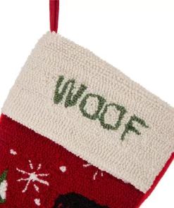 Indoor Christmas Decorations Glitzhome 21 In. Polyester And Acrylic Hooked Cat And Dog Stocking (2-Pack) -Christmas Tree Decorations Shop glitzhome christmas stockings 2004700016 76 1000