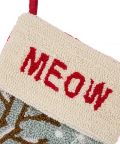 Indoor Christmas Decorations Glitzhome 21 In. Polyester And Acrylic Hooked Cat And Dog Stocking (2-Pack) -Christmas Tree Decorations Shop glitzhome christmas stockings 2004700016 fa 1000