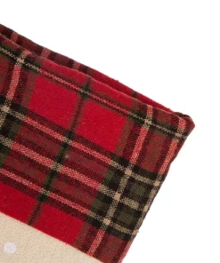 Indoor Christmas Decorations Glitzhome 21 In. Polyester Embroidered Linen Christmas Decoration Stocking (2-Pack) -Christmas Tree Decorations Shop glitzhome christmas stockings 2004700041 1f 1000