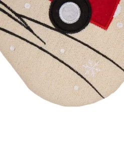 Indoor Christmas Decorations Glitzhome 21 In. Polyester Embroidered Linen Christmas Decoration Stocking (2-Pack) -Christmas Tree Decorations Shop glitzhome christmas stockings 2004700041 fa 1000