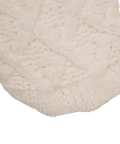 Indoor Christmas Decorations Glitzhome 22 In. Knitted Acrylic White Christmas Decoration Stocking (Set Of 2) -Christmas Tree Decorations Shop glitzhome christmas stockings 2004700044 fa 1000