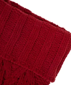 Indoor Christmas Decorations Glitzhome 22 In. Knitted Polyester Red Christmas Decoration Stocking (2-Pack) -Christmas Tree Decorations Shop glitzhome christmas stockings 2004700045 1f 1000