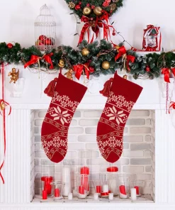 Indoor Christmas Decorations Glitzhome 24 In. Knitted Acrylic Christmas Decoration Snowflake Stocking (2-Pack) 13 Indoor Christmas Decorations Glitzhome 24 In. Knitted Acrylic Christmas Decoration Snowflake Stocking (2-Pack) -Christmas Tree Decorations Shop glitzhome christmas stockings 2004700046 31 1000