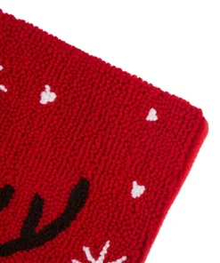 Indoor Christmas Decorations Glitzhome 20 In. H Polyester And Acrylic Reindeer Hooked Stocking (2-Pack) -Christmas Tree Decorations Shop glitzhome christmas stockings 2004700052 1f 1000