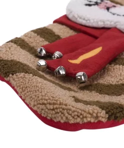 Indoor Christmas Decorations Glitzhome 22 In. H Polyester Hooked 3D Cat Stocking (2-Pack) -Christmas Tree Decorations Shop glitzhome christmas stockings 2004700056 44 1000