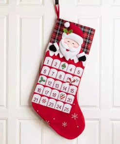 Indoor Christmas Decorations Glitzhome 36 In. H Felt 3D Polyester Oversized Count Down Santa Stocking 9 Indoor Christmas Decorations Glitzhome 36 In. H Felt 3D Polyester Oversized Count Down Santa Stocking -Christmas Tree Decorations Shop glitzhome christmas stockings 2004700071 31 1000
