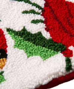 Indoor Christmas Decorations Glitzhome 21.00 In. H Polyester Cardinal Hooked Stocking -Christmas Tree Decorations Shop glitzhome christmas stockings 2004700082 4f 1000