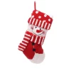 Indoor Christmas Decorations Glitzhome 20 In. Polyester/Acrylic Hooked 3D Snowman Christmas Stocking