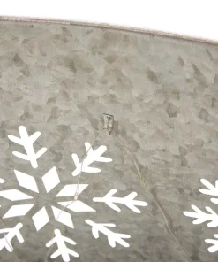 Christmas Tree Decorations Glitzhome 21.65 In. D Snowflake Diecut Metal Tree Collar With Light String (KD) -Christmas Tree Decorations Shop glitzhome christmas tree skirts collars 1106203435 44 1000