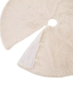 Christmas Tree Decorations Glitzhome 48 In. D White Plush Christmas Tree Skirt -Christmas Tree Decorations Shop glitzhome christmas tree skirts collars 1113202574 4f 1000