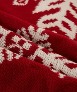 Christmas Tree Decorations Glitzhome 48 In. D Knitted Christmas Tree Skirt In Snowflake -Christmas Tree Decorations Shop glitzhome christmas tree skirts collars 1113202620 1f 1000