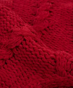 Christmas Tree Decorations Glitzhome 52 In. D Knitted Polyester Red Christmas Tree Skirt -Christmas Tree Decorations Shop glitzhome christmas tree skirts collars 1113203191 44 1000