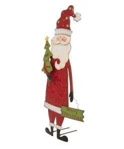 Outdoor Christmas Decorations Glitzhome 36 In. H Iron Santa Yard Stake 9 Outdoor Christmas Decorations Glitzhome 36 In. H Iron Santa Yard Stake -Christmas Tree Decorations Shop glitzhome christmas yard decorations 1106003477 4f 1000