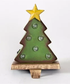 Indoor Christmas Decorations Glitzhome 8.48 In. H Marquee LED Tree Stocking Holder 5 Indoor Christmas Decorations Glitzhome 8.48 In. H Marquee LED Tree Stocking Holder -Christmas Tree Decorations Shop glitzhome stocking holders 1107001918 4f 1000