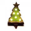 Indoor Christmas Decorations Glitzhome 8.48 In. H Marquee LED Tree Stocking Holder