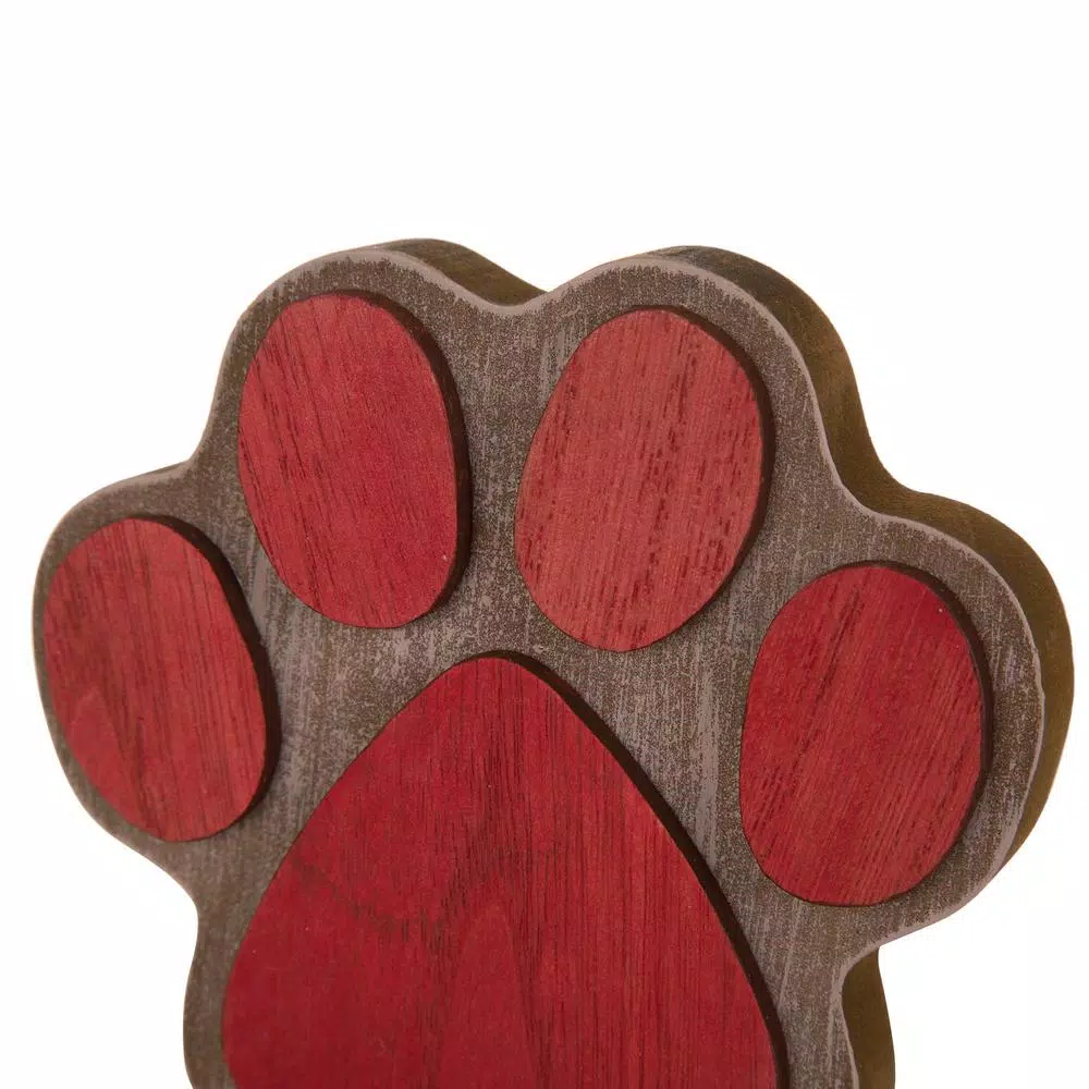 Indoor Christmas Decorations Glitzhome 6.30 In. H Wooden/Metal Paw Stocking Holder 3 Indoor Christmas Decorations Glitzhome 6.30 In. H Wooden/Metal Paw Stocking Holder - Image 3