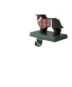 Indoor Christmas Decorations Glitzhome 5.92 In. H Wooden/Metal Dachhound Stocking Holder -Christmas Tree Decorations Shop glitzhome stocking holders 1124203412 4f 1000