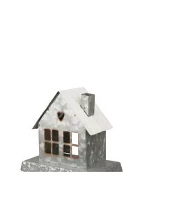 Indoor Christmas Decorations Glitzhome 6.00 In. H Galvanized House Stocking Holder -Christmas Tree Decorations Shop glitzhome stocking holders 1124203415 1f 1000